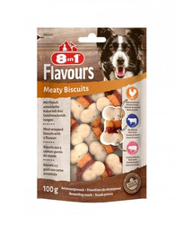 8IN1 Flavours Meaty Biscuits 100 g