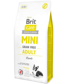 BRIT Care Grain-Free Mini adult jahňacie mäso 7 kg