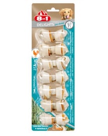 8in1 Maškrta Dental Delights Bones XS 7ks