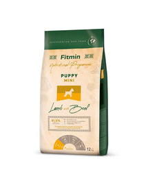 FITMIN Dog Mini Puppy Lamb&Beef 12 kg