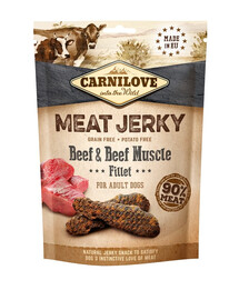 CARNILOVE Meat Jerky Beef & Beef Muscle fillet 100g