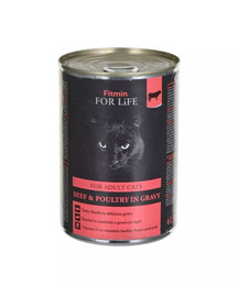 FITMIN For Life Adult cats Beef 415g
