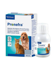 VIRBAC Pronefra Perorálny prípravok na obličky pre psov a mačky 60 ml