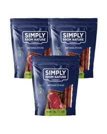 SIMPLY FROM NATURE Jelenie tyčinky 3 x 3 ks