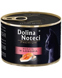 DOLINA NOTECI Premium S lososom pre dospelé mačky 185 g