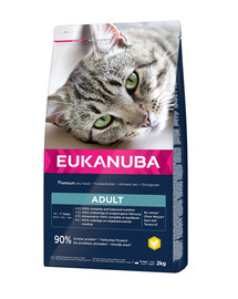 EUKANUBA Cat Adult All Breeds Top Condition Granule pre mačky Kuracie mäso & Pečeň 2 kg