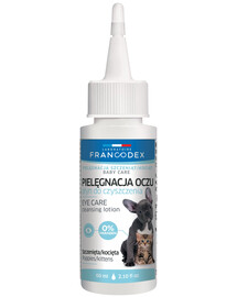 FRANCODEX Očná tekutina pre mačiatka a šteňatá 60 ml