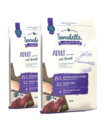 SANABELLE Adult so pštrosím mäsom 20 kg (2 x 10 kg)
