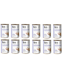 BRIT Veterinary Diet Gastrointestinal Salmon&Pea 12x400 g