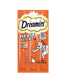 DREAMIES Doplnkové krmivo pre dospelé mačky s lahodným kuracím mäsom 14x30 g