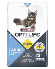VERSELE-LAGA Opti Life Cat Sterlised/Light Chicken 2.5 kg
