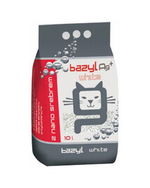 BAZYL Ag+ Compact White 20 L podstielka pre mačky s nanostriebrom
