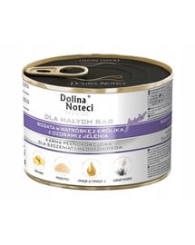Dolina Noteci Premium Junior pre malé rasy králičia pečeň a jelení jazyk 185 g