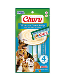INABA Churu Kuracie so syrom 4x14g Kuracie so syrom pre psov