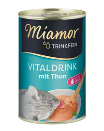 MIAMOR Trinkfein Tuniaková polievka pre mačky 135 g