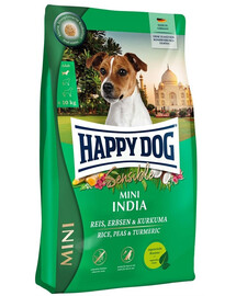 HAPPY DOG Sensible Mini India 4kg hrášok, ryža a kurkuma