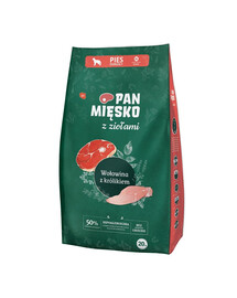 PAN MIĘSKO s bylinkami Hovädzie s králikom M 20 kg