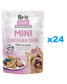 BRIT Care Mini Pouch  Chicken and tuna 24x85g