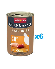 ANIMONDA Gran Carno Single Protein Adult Chicken Pur 6 x 400g