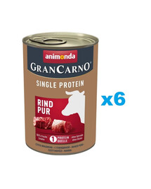 ANIMONDA Gran Carno Single Protein Adult Beef Pur 6 x 400g