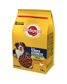PEDIGREE Tender Goodness 5x1,8 kg polotučné kompletné krmivo bohaté na hydinu pre dospelé psy