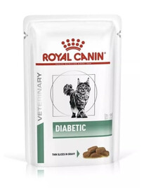 ROYAL CANIN Veterinary Health Nutrition Cat Diabetic Pouch 48 x 85g