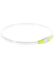 TRIXIE USB Svietiaci obojok S–M zelený