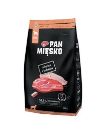 PAN MIĘSKO Teľacie mäso s morkou XS 20kg
