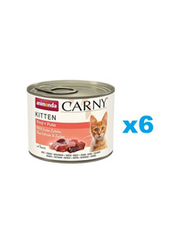 ANIMONDA Carny Kitten Beef&Turkey 6 x 200g