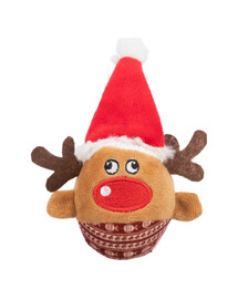 TRIXIE Xmas Sob hračka pre mačky 6x12 cm