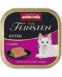 ANIMONDA Vom Feinsten paštéta pre mačky kitten jahňacie 100 g