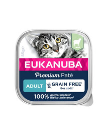 EUKANUBA Grain Free Adult jahňacia paštéta 16x85 g