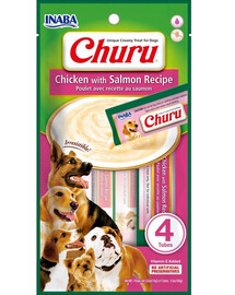 INABA Churu Chicken with salmon 4x14g
