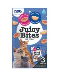 INABA Juicy Bites tuniak a kuracie 33,9 g (3x11,3 g)