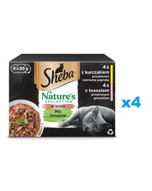 SHEBA Nature's Collection Mix Flavours 32x85g