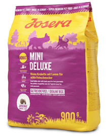JOSERA Mini Deluxe 5 x 900g krmivo pre psov malých plemien