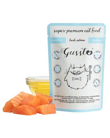 GUSSTO Cat Fresh Salmon pre mačky, čerstvý losos 85 g