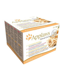 APPLAWS Cat Tin Multipack 4x(12x70g) Chicken Collection