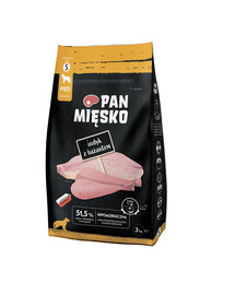 PAN MIĘSKO Morčacie mäso s bažantom S 3 kg