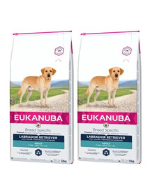 EUKANUBA Adult Breeds Specific Labrador Retriever Chicken 2 x 12 kg