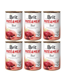 BRIT Pate&Meat Beef 6x400 g
