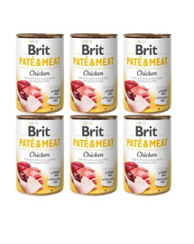 BRIT Pate&Meat Chicken 6x400 g