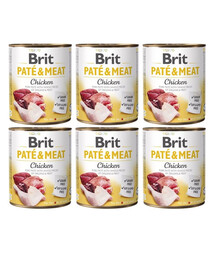 BRIT Pate&Meat Chicken 6x800 g
