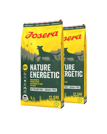 JOSERA Nature Energetic 2 x 12,5kg pre aktívnych psov