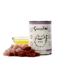 GUSSTO Cat Fresh Turkey & Duck pre mačky, moriak a kačica 400 g