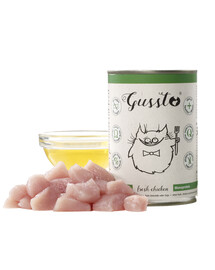 GUSSTO Cat Fresh Chicken čerstvé kuracie mäso pre mačky 400 g