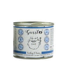 GUSSTO Cat Fresh Turkey & Tuna čestvé morčacie s tuniakom 200 g