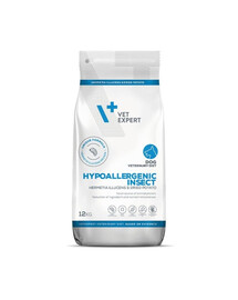 VET EXPERT Veterinary Diet Dog Hypoallergenic Insect 12 kg