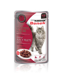 BENEK Super filé v omáčke s hovädzím mäsom 85 g