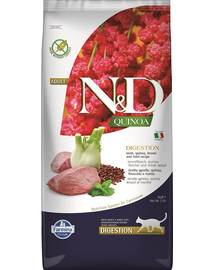 N&D CAT – Krmivo pre mačky jahňacie mäso, quinoa a fennikel 5 kg